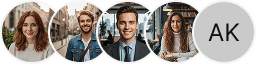 Multiple investor profile avatars on Nirmol Khataita trading review block